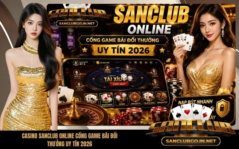 Casino SanClub Online Cổng Game Bài Đổi Thưởng Uy Tín 2026