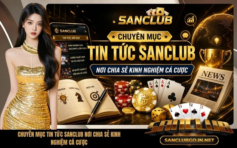 Chuyên Mục Tin Tức SanClub Nơi Chia Sẻ Kinh Nghiệm Cá Cược