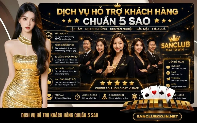 Dịch Vụ Hỗ Trợ Khách Hàng Chuẩn 5 Sao