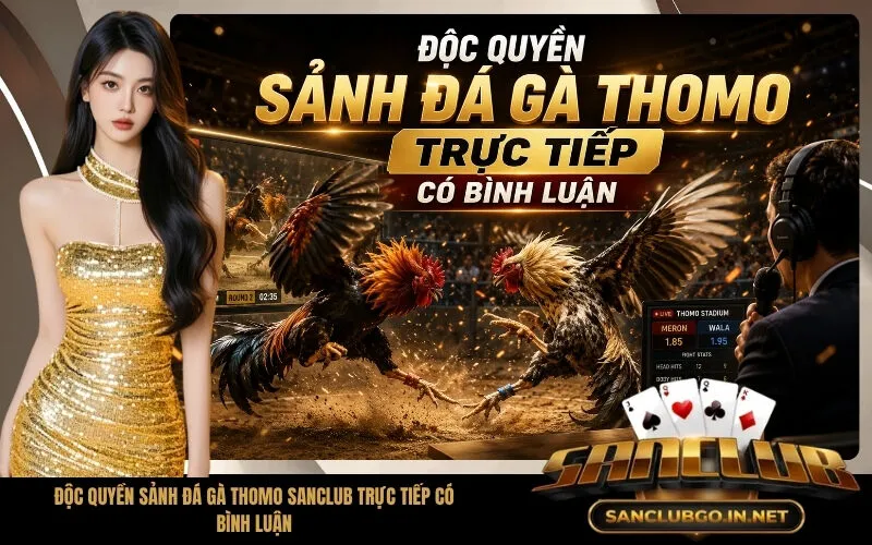 Độc Quyền Sảnh Đá Gà Thomo SanClub Trực Tiếp Có Bình Luận