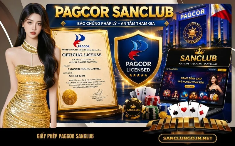 Giấy phép PAGCOR SanClub