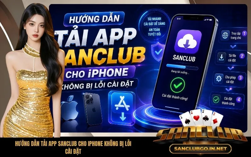 Hướng Dẫn Tải App SanClub Cho iPhone Không Bị Lỗi Cài Đặt