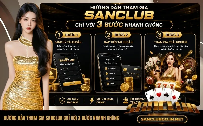 Hướng Dẫn Tham Gia SanClub Chỉ Với 3 Bước Nhanh Chóng