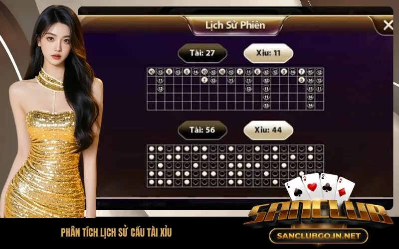 Phân tích lịch sử cầu tài xỉu