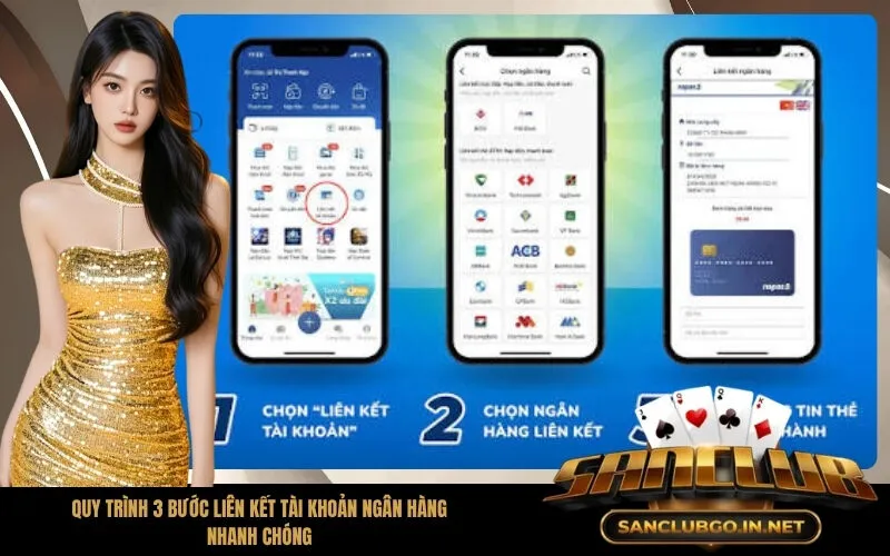 Quy Trình 3 Bước Liên Kết Tài Khoản Ngân Hàng Nhanh Chóng