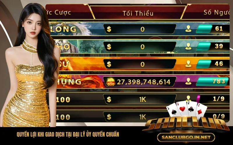 Quyền lợi khi giao dịch tại đại lý ủy quyền chuẩn