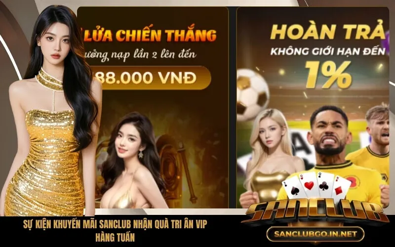 Sự Kiện Khuyến Mãi SanClub Nhận Quà Tri Ân VIP Hàng Tuần