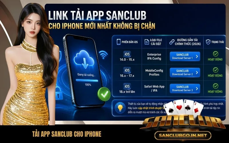 Tải app SanClub cho iPhone