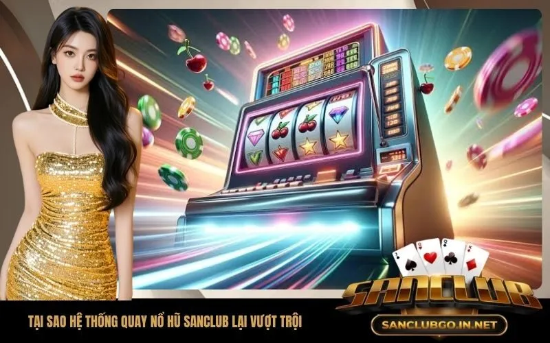 Tại sao hệ thống Quay nổ hũ SanClub lại vượt trội về tỷ lệ trúng