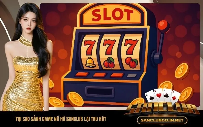 Tại sao sảnh game nổ hũ SanClub lại thu hút hàng triệu game thủ