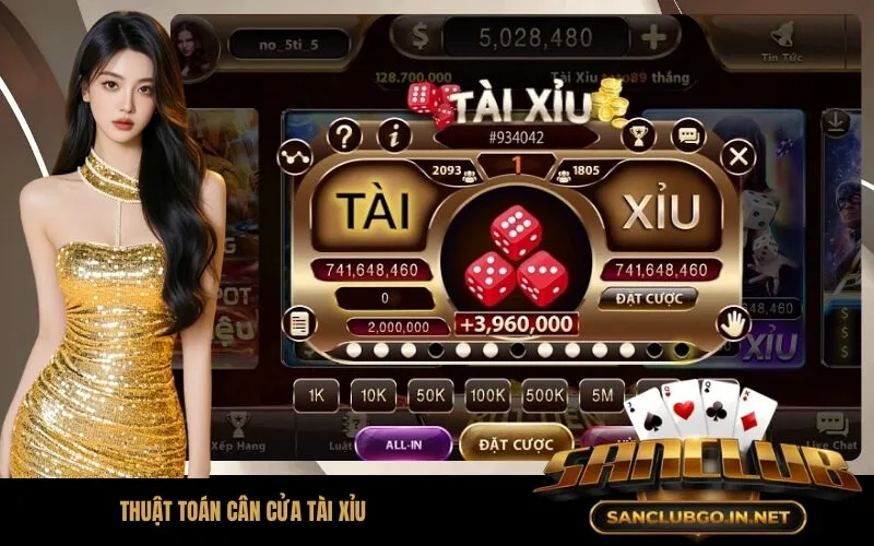 Thuật toán cân cửa Tài Xỉu